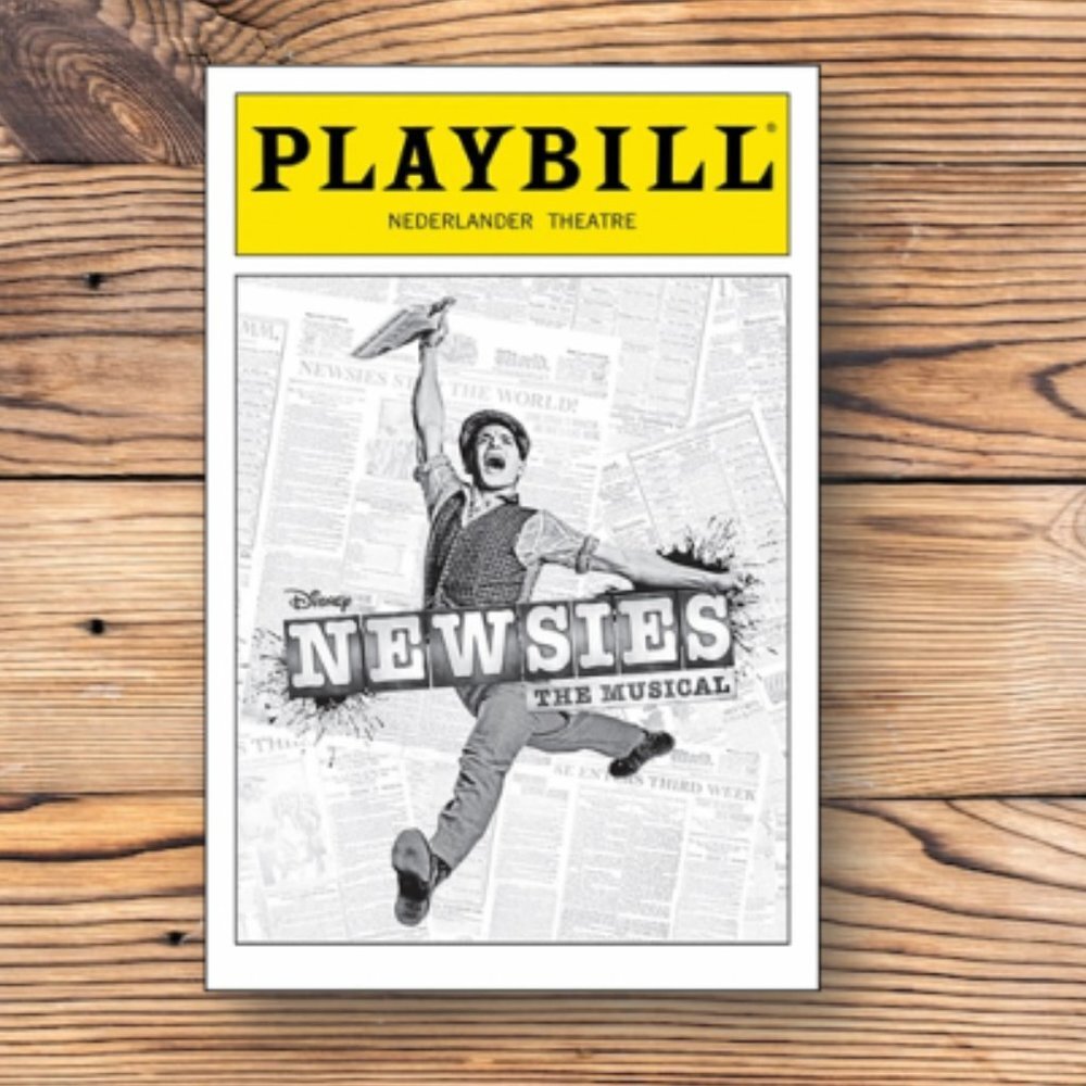 Newsies Playbill Broadway Musical Refrigerator Fridge Locker Tool Box Magnet‎